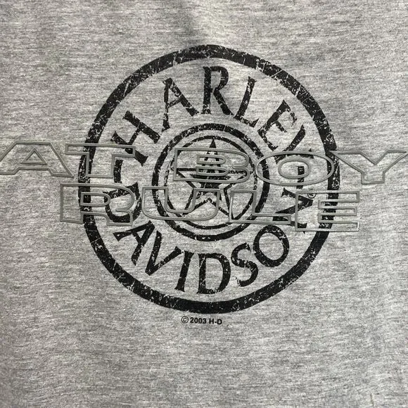 Harley Davidson Sae Paulo Brazil T Shirt Gray Men’s Size XL Embroidered - Picture 2 of 6